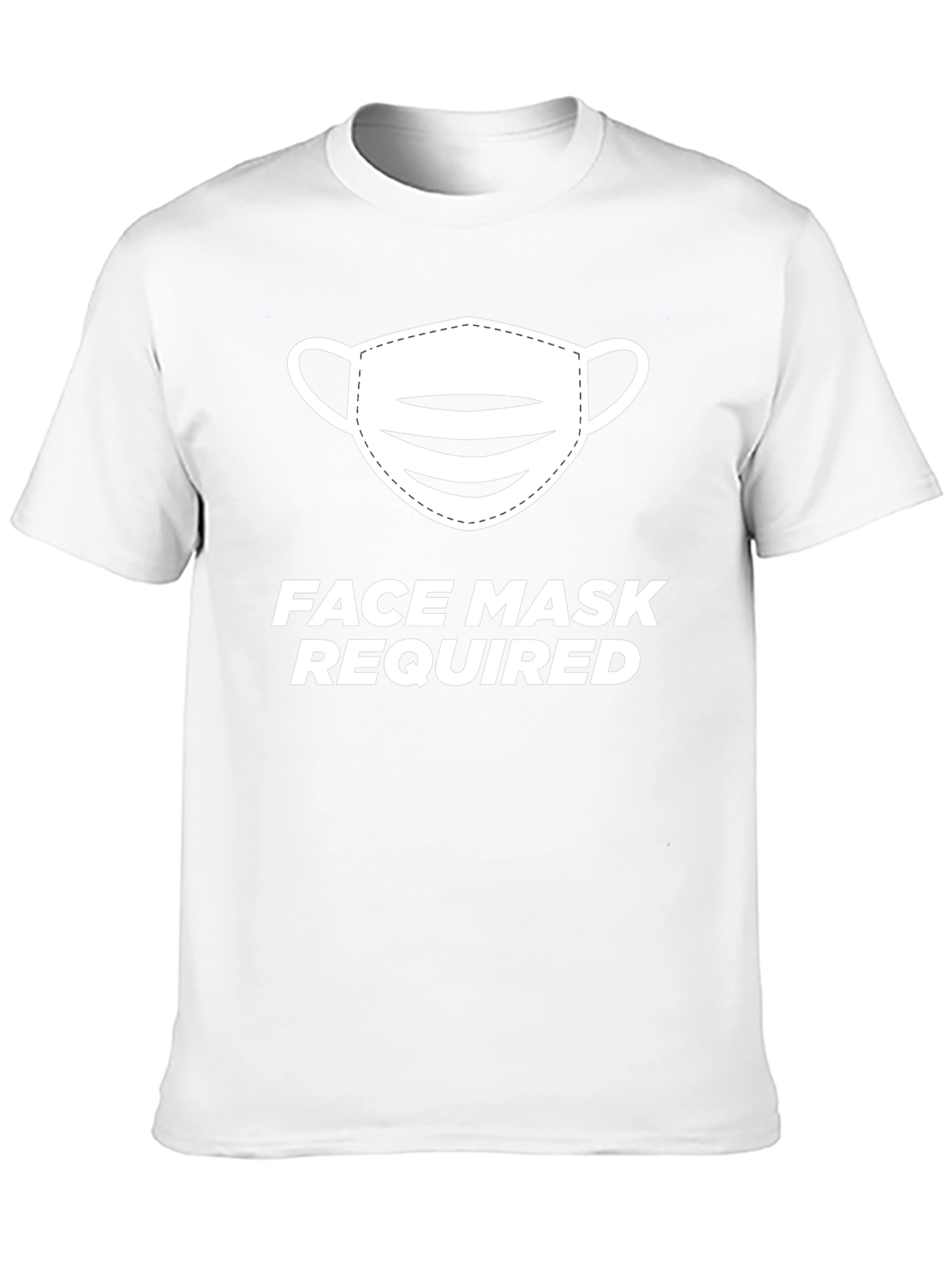 Camiseta Negra Se Requiere Mascarilla