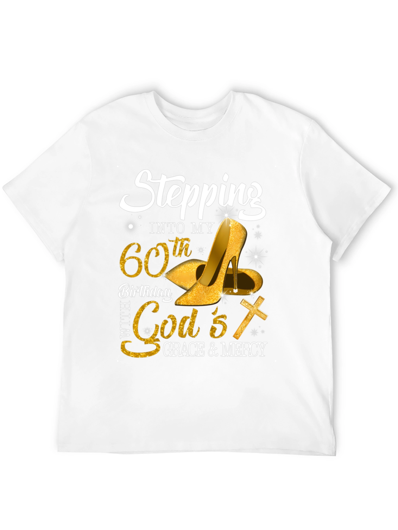 Camiseta Stepping Into My 60th Birthday