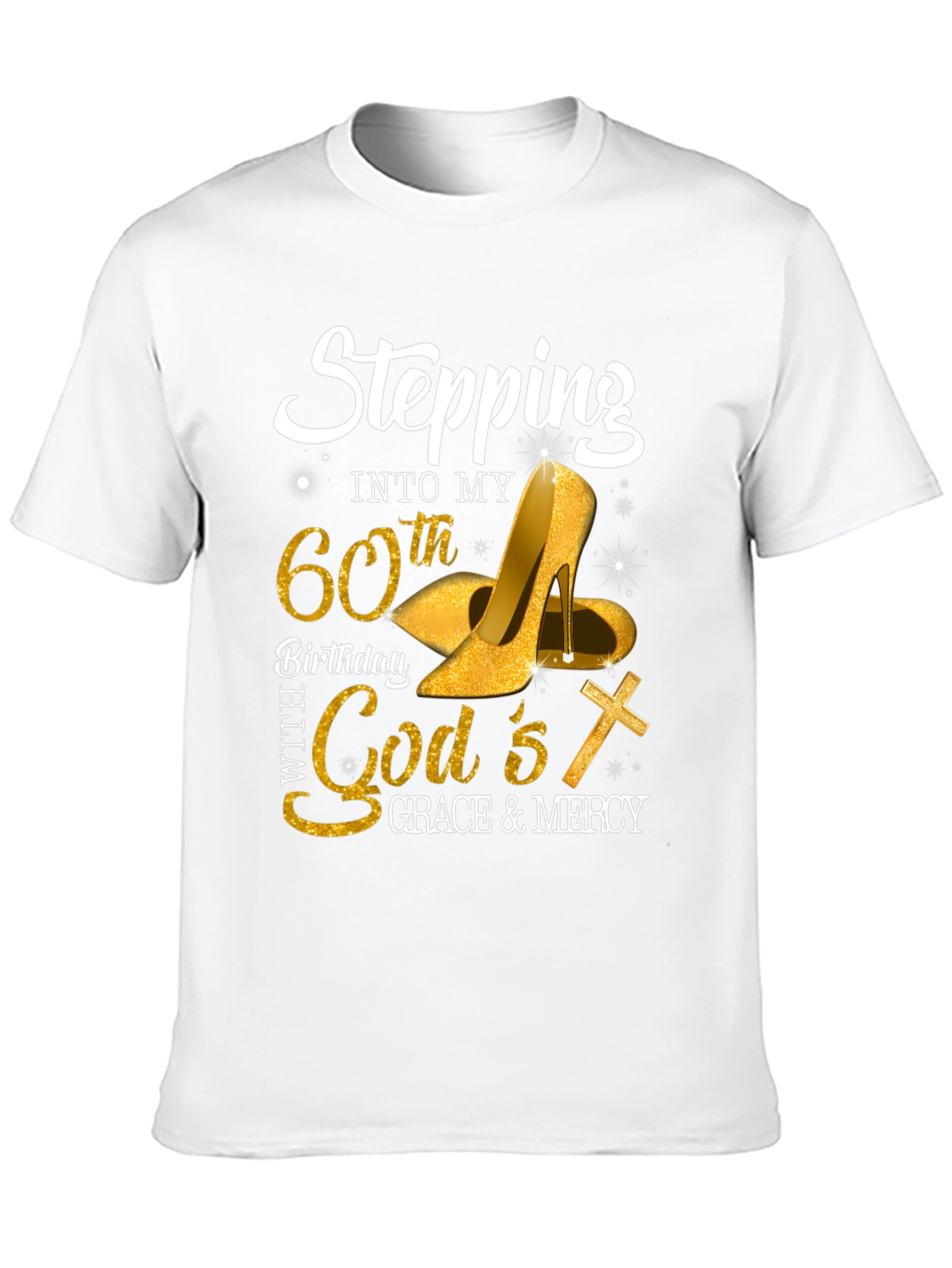 Camiseta Stepping Into My 60th Birthday