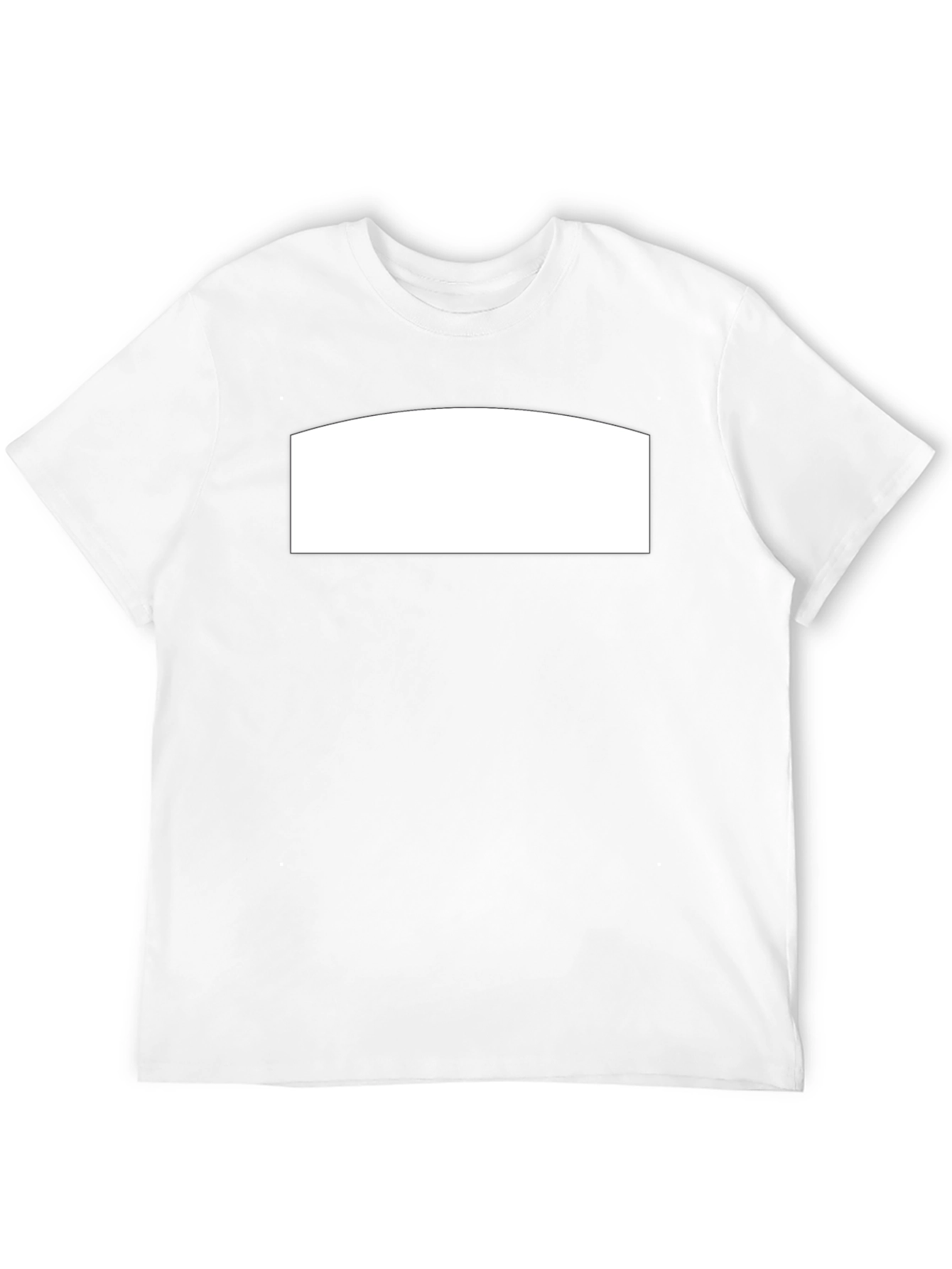 Camiseta Negra Casual con Espacio Personalizable