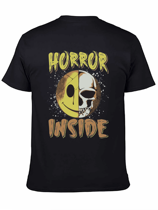 Camiseta Horror Inside Negra para Hombre