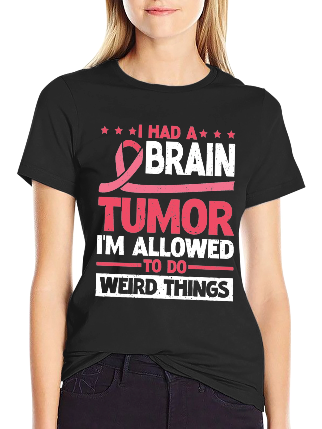 Camiseta Conciencia Tumor Cerebral - Frase Permiso