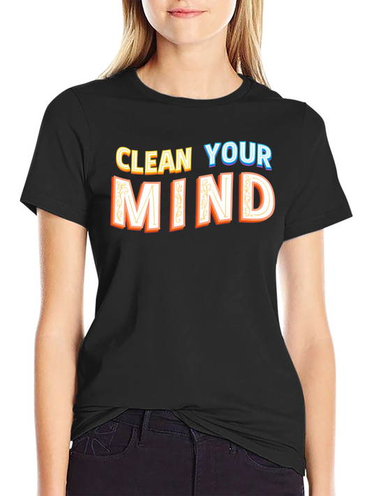Camiseta Negra: Limpia Tu Mente