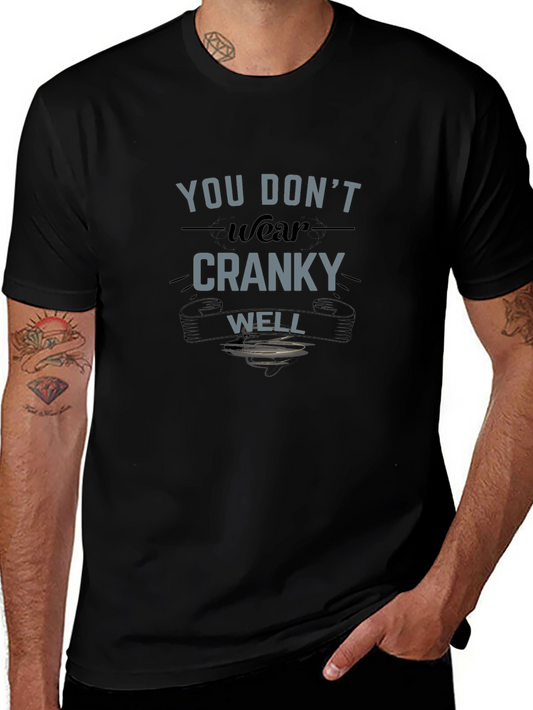 Camiseta Negra con Diseño Cranky