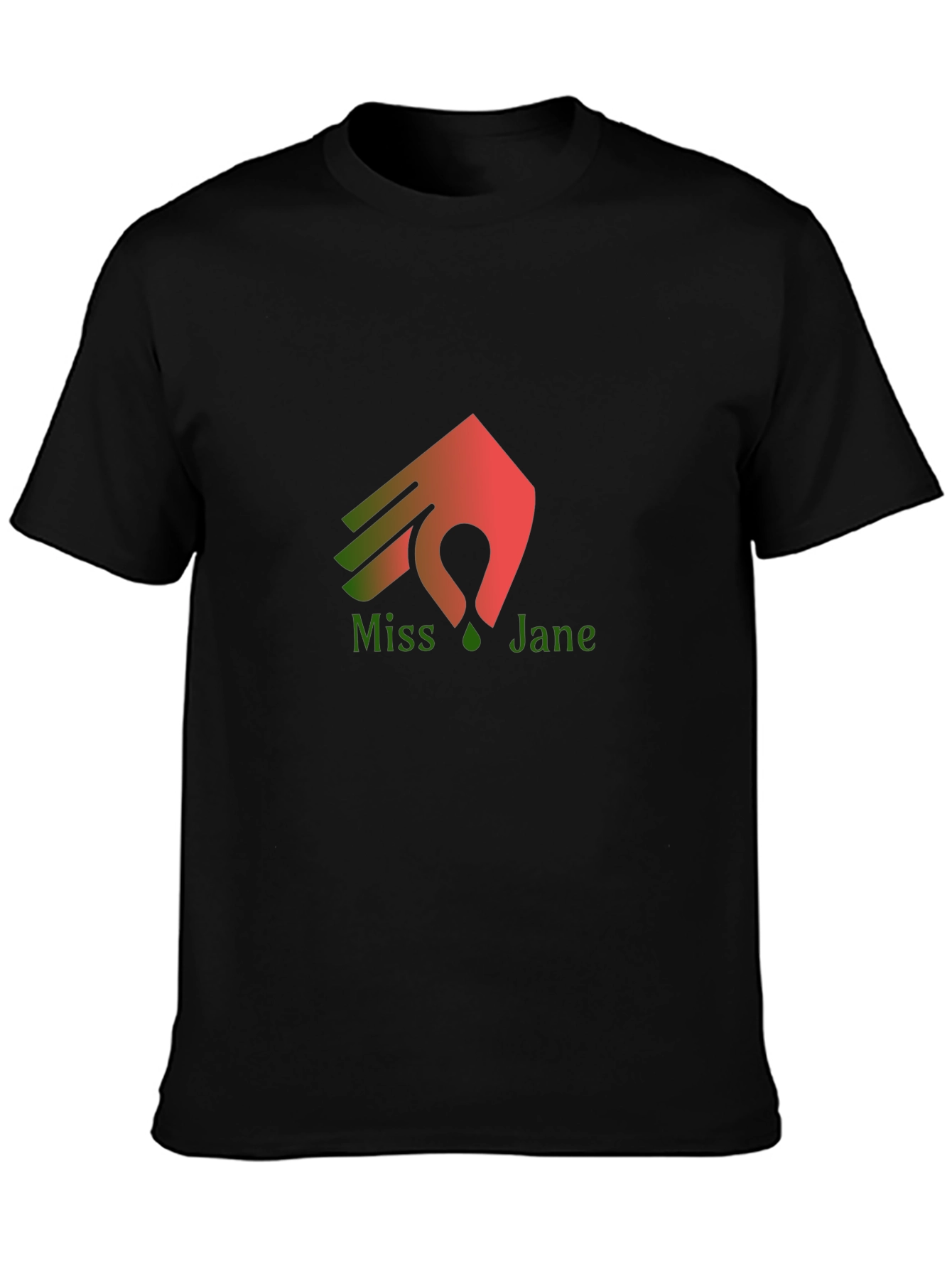 Camiseta Negra Miss Jane Diseño Original