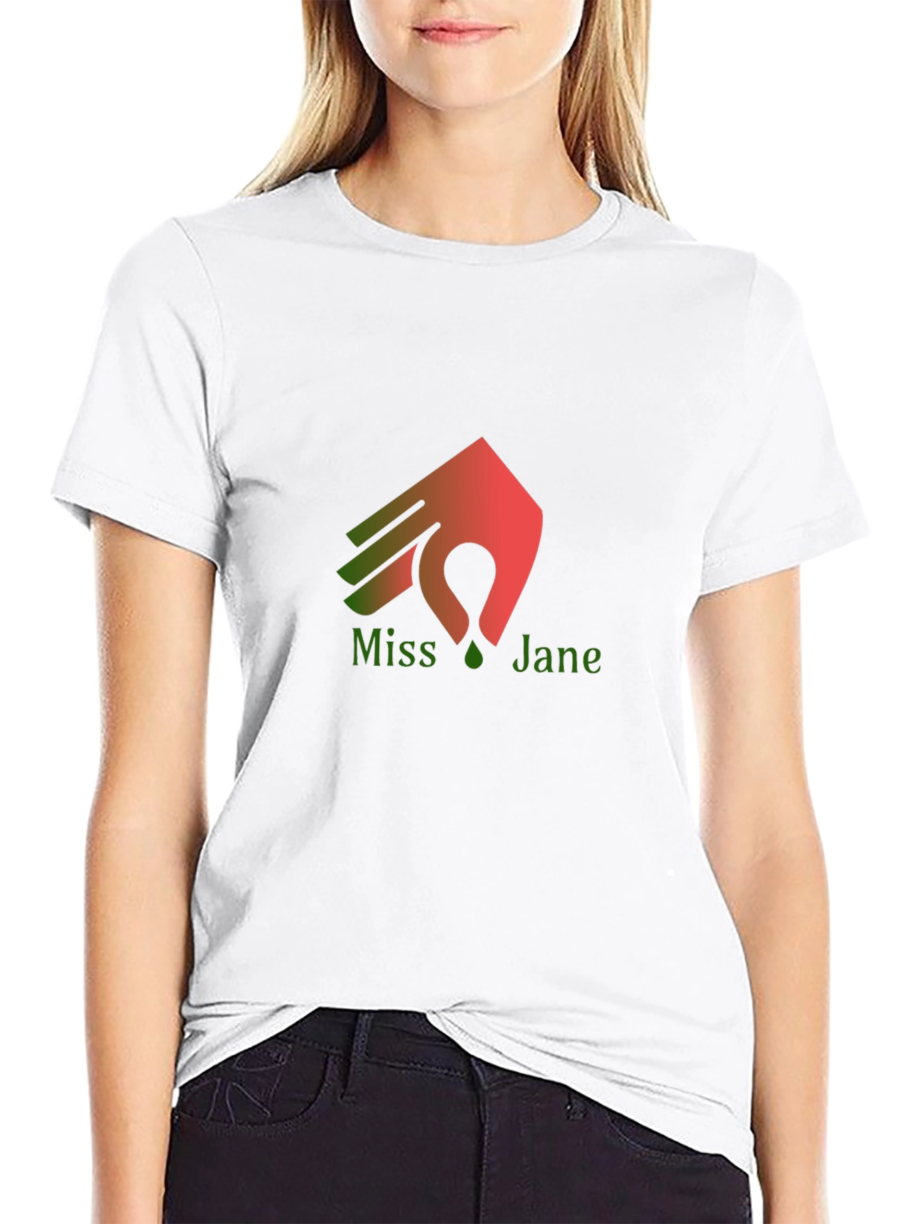 Camiseta Negra Miss Jane Diseño Original