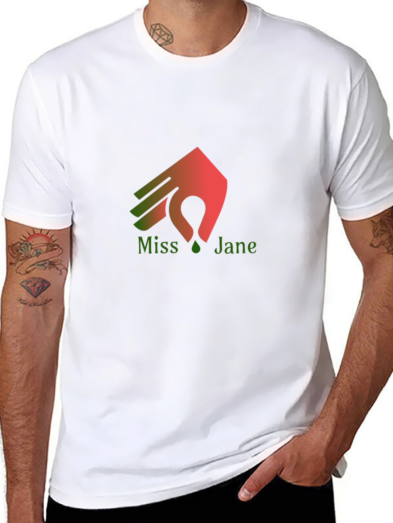 Camiseta Negra Miss Jane Diseño Original