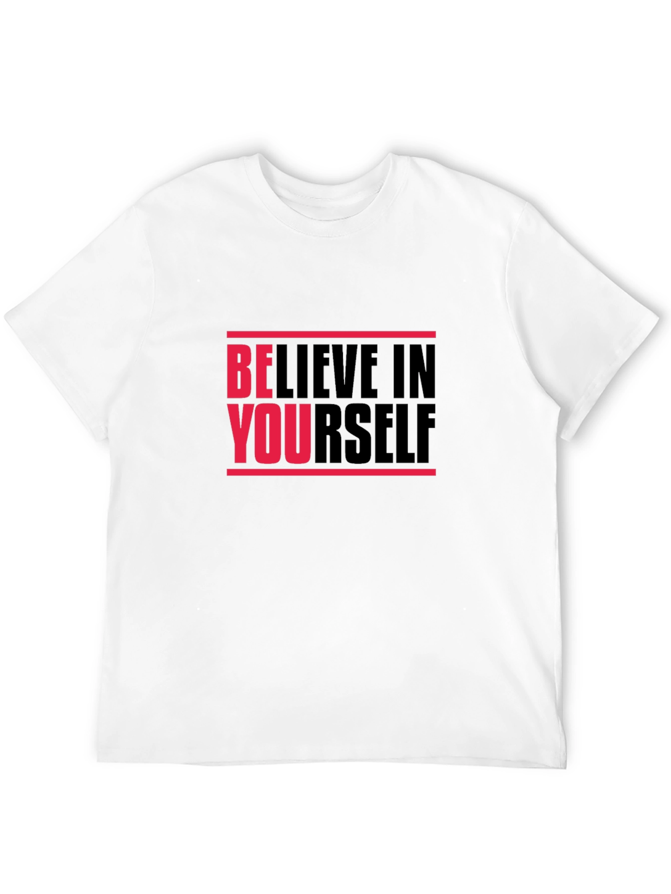 Camiseta Negra Believe in Yourself Unisex