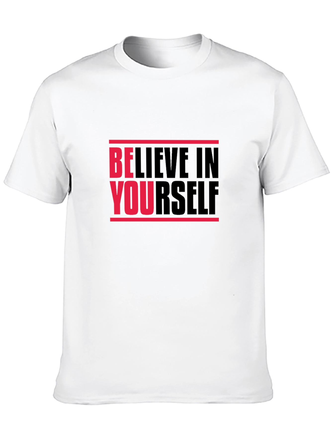 Camiseta Negra Believe in Yourself Unisex