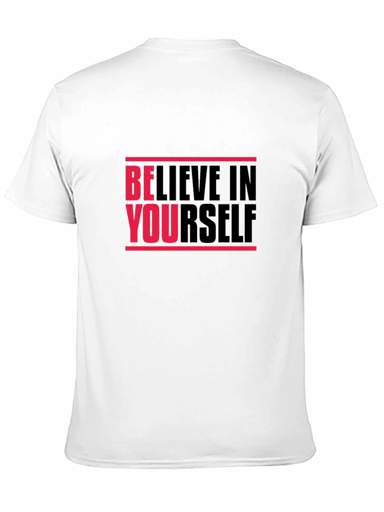 Camiseta Negra Believe in Yourself Unisex