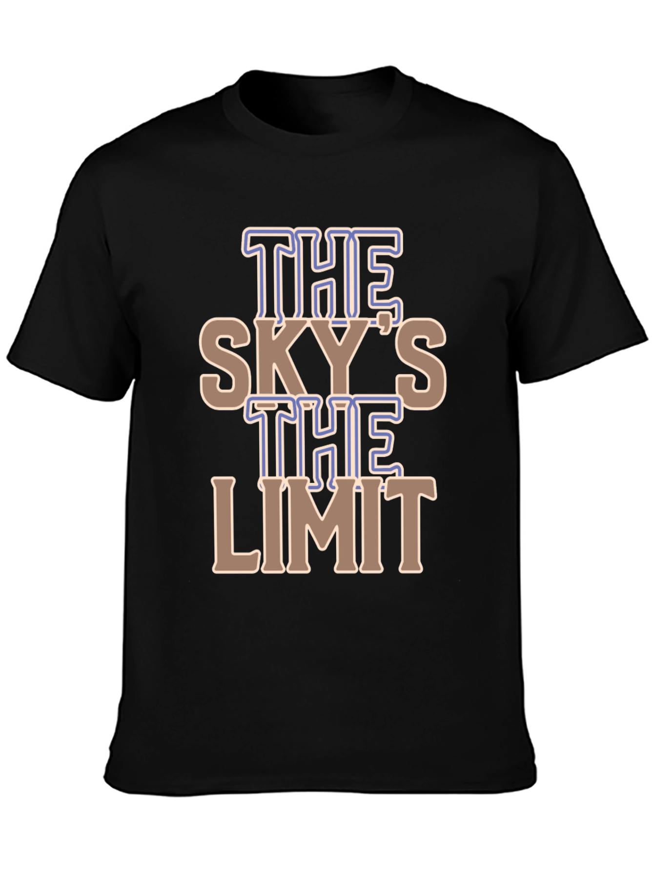 Camiseta Negra El Cielo es el Límite