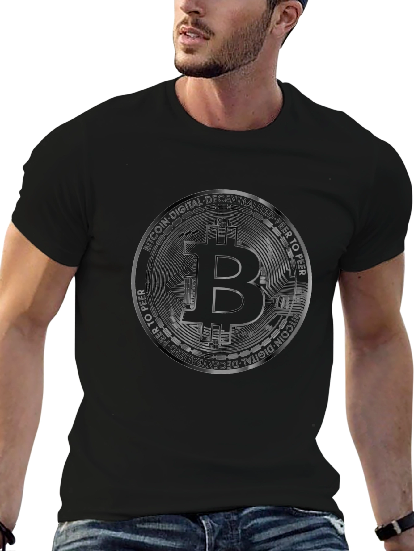 Camiseta Bitcoin: Diseño Digital Decentralizado