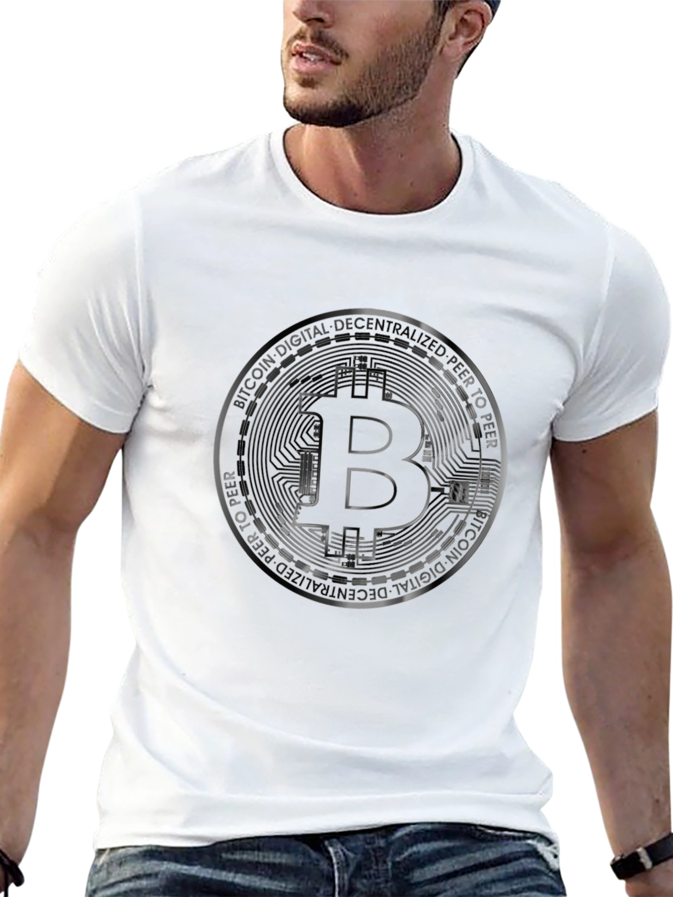 Camiseta Bitcoin: Diseño Digital Decentralizado