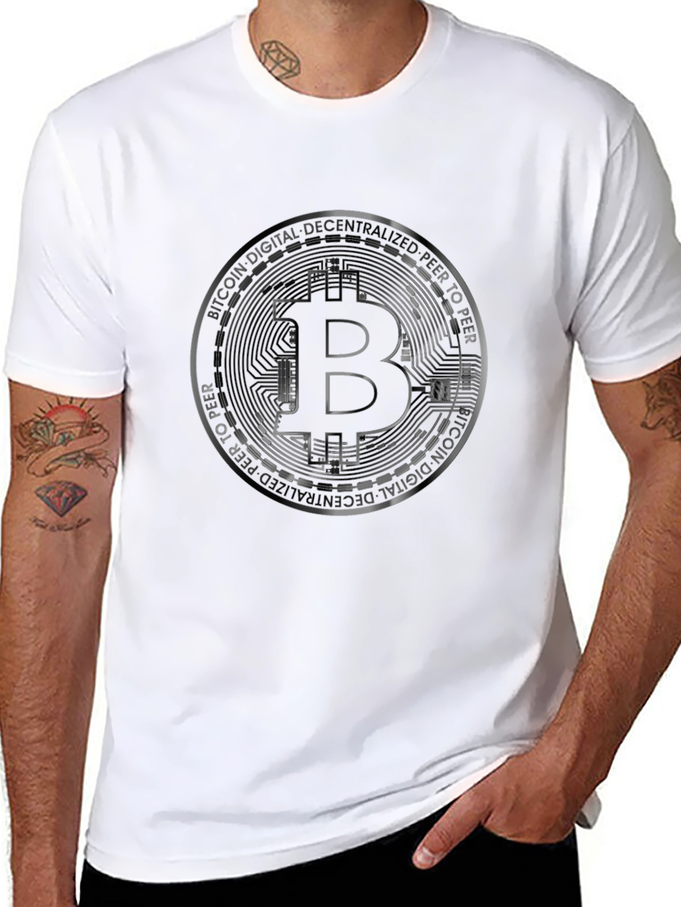 Camiseta Bitcoin: Diseño Digital Decentralizado