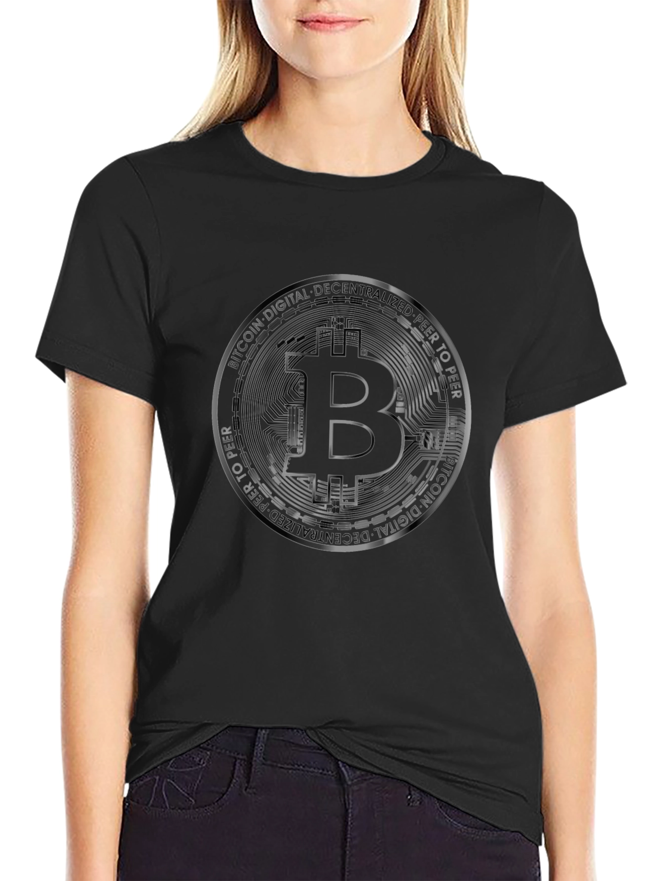 Camiseta Bitcoin: Diseño Digital Decentralizado