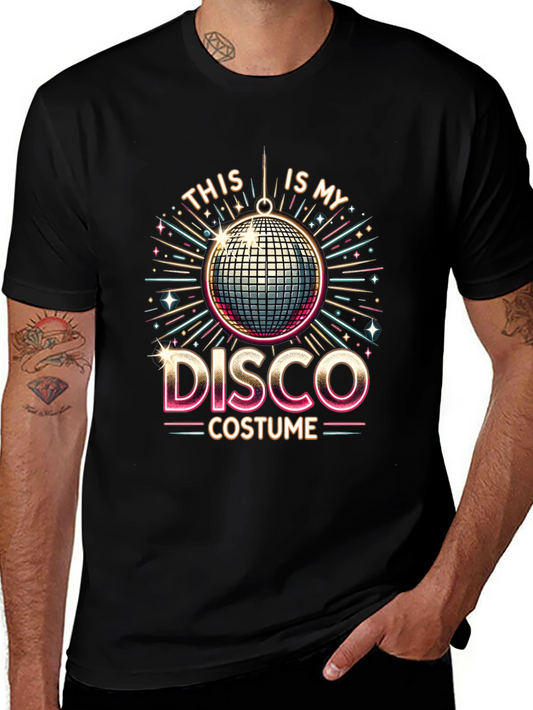 Camiseta Hombre Diseño Disco Retro