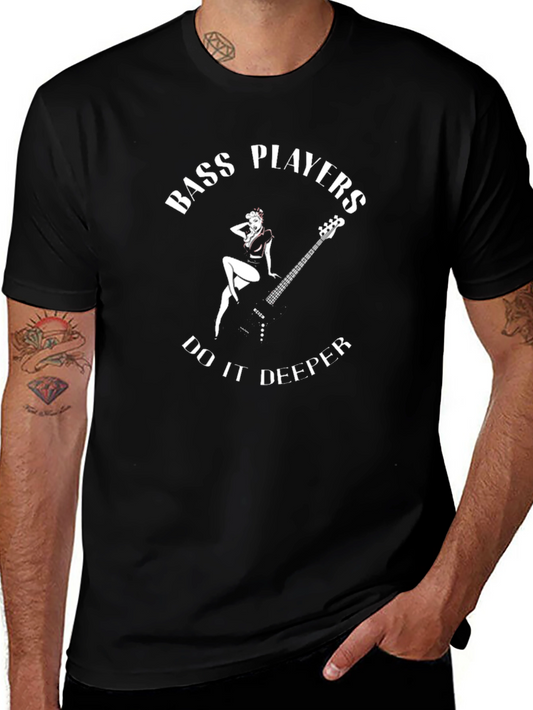 Camiseta Negra: Bajistas Lo Hacen Más Profundo