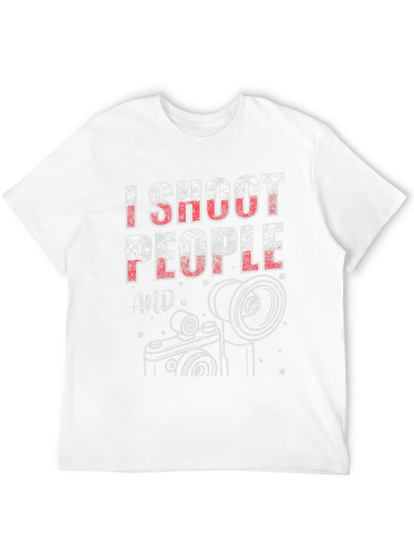 Camiseta Fotógrafo: I Shoot People Diseño Único
