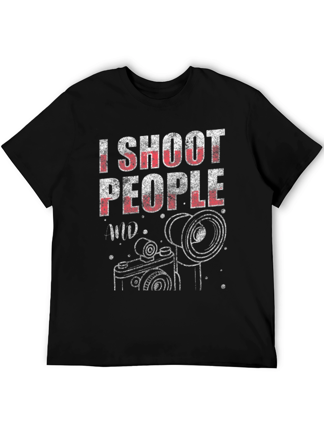 Camiseta Fotógrafo: I Shoot People Diseño Único