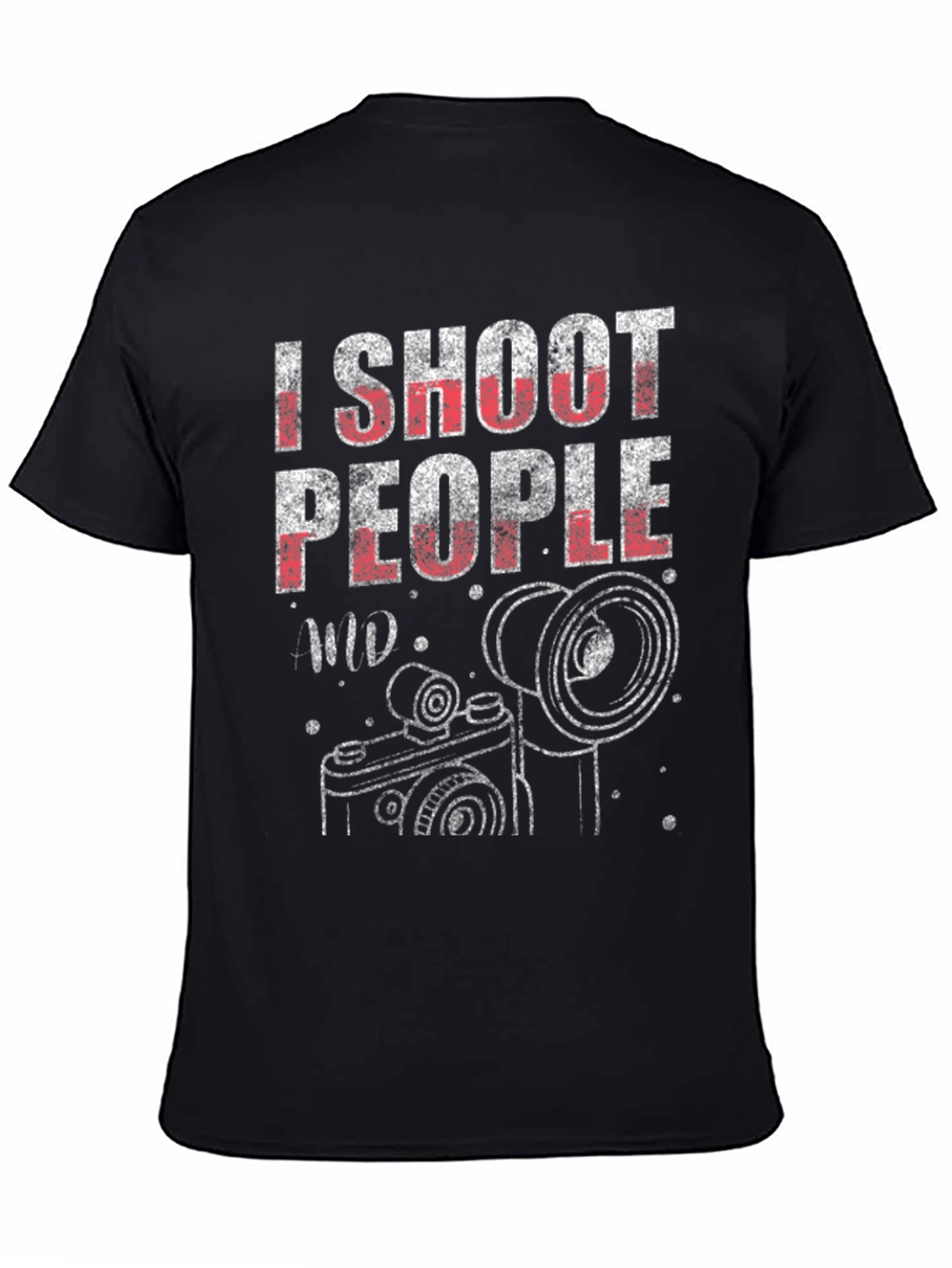 Camiseta Fotógrafo: I Shoot People Diseño Único
