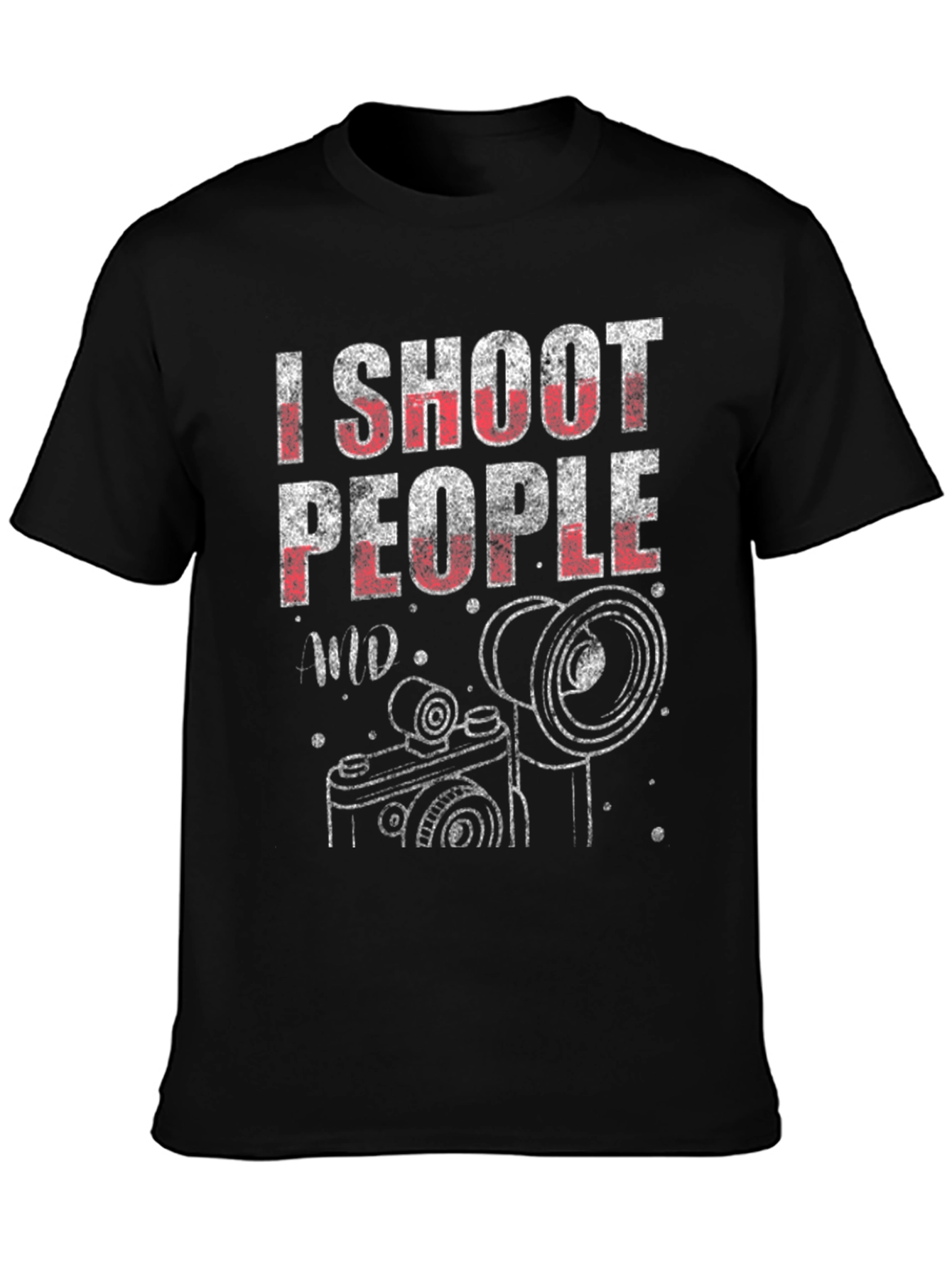 Camiseta Fotógrafo: I Shoot People Diseño Único