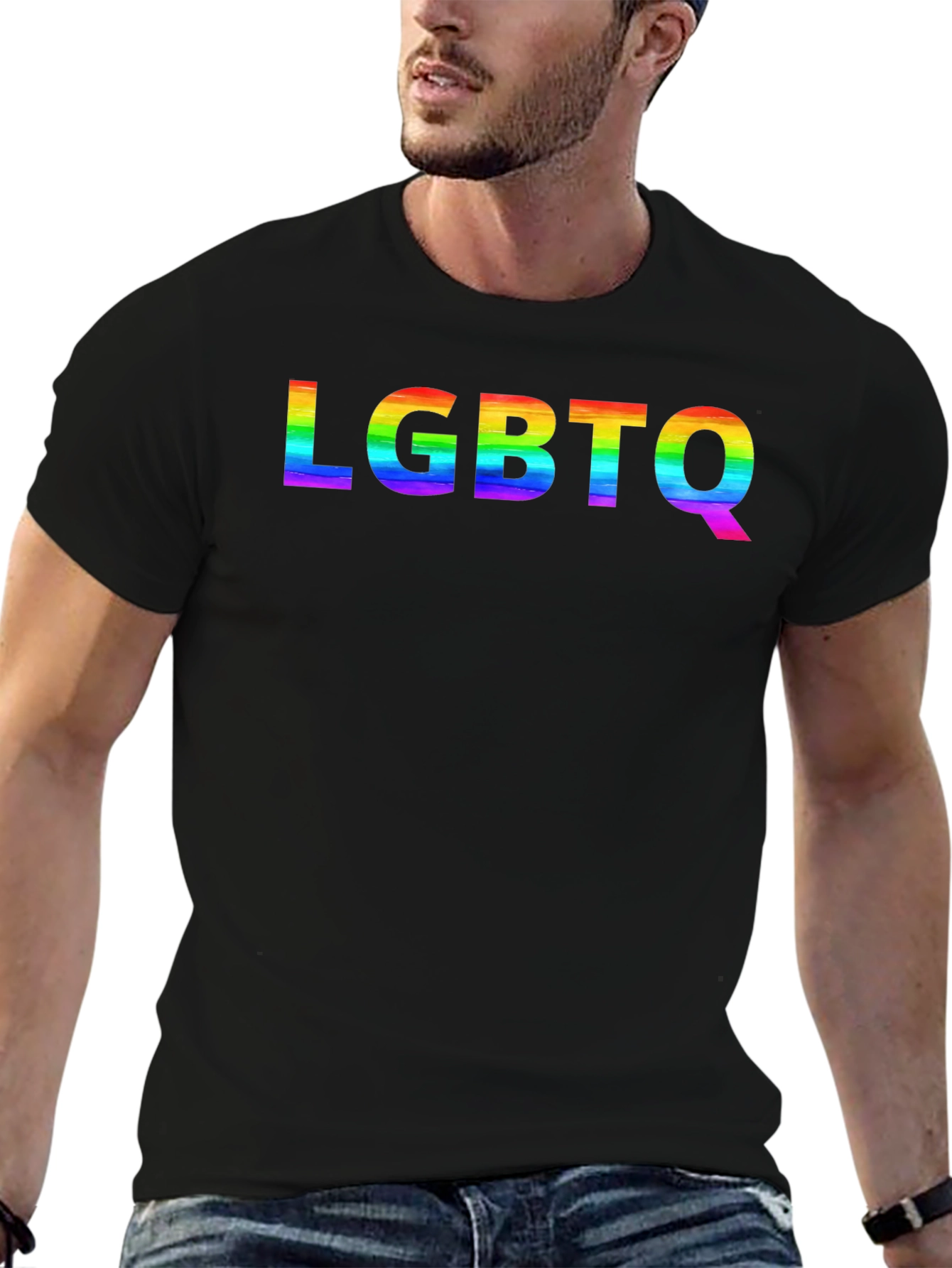 Camiseta LGBTQ Orgullo Gay - Diseño con arcoíris