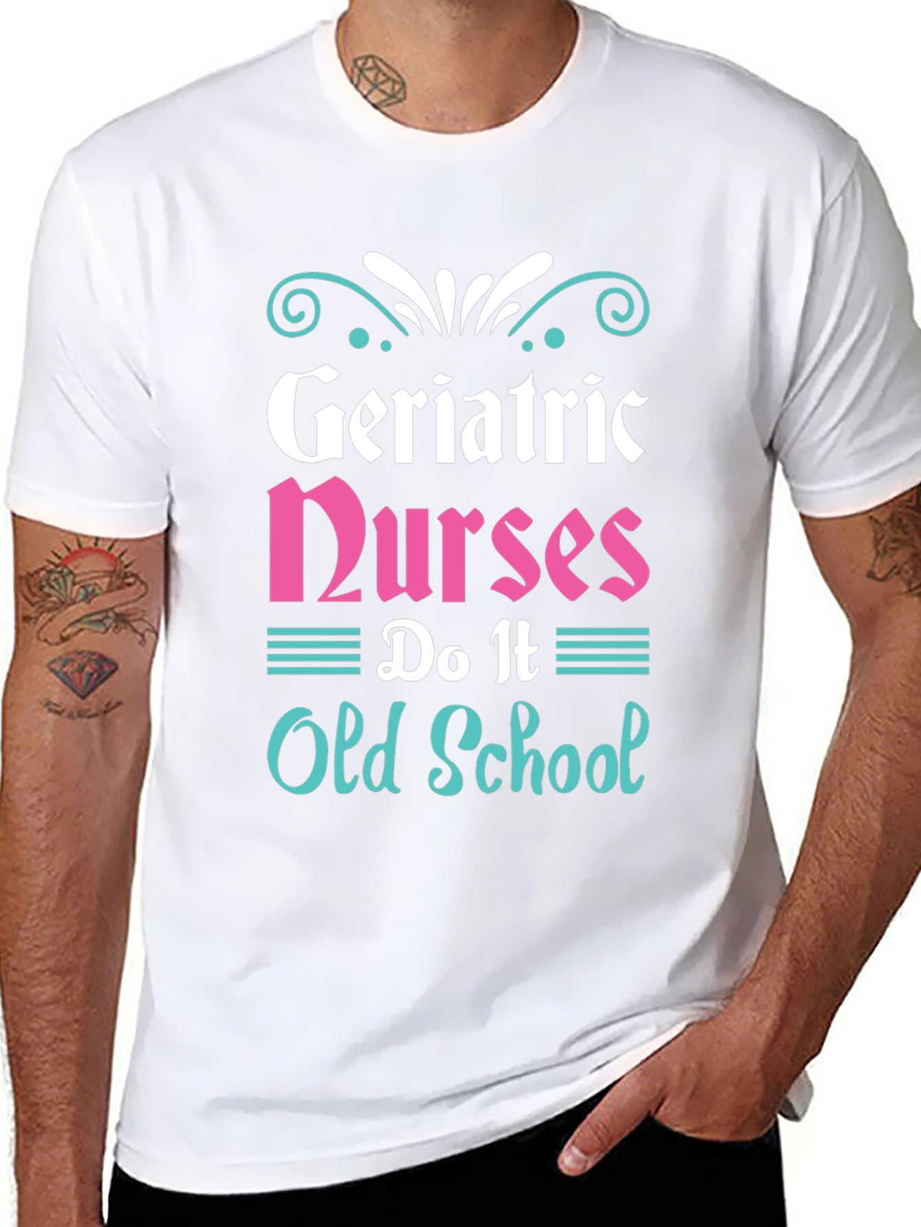 Camiseta Geriatric Nurses: Estilo Clásico