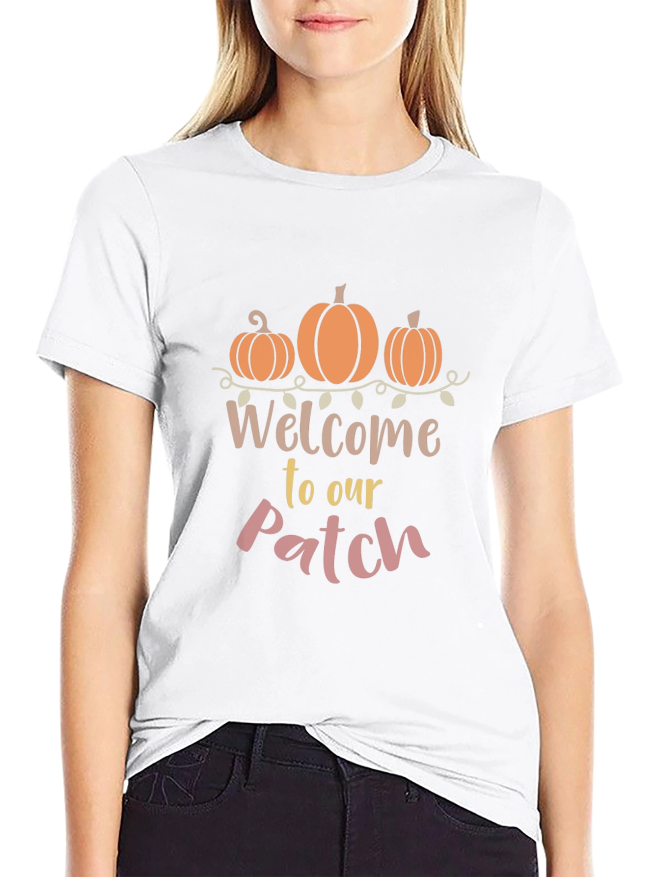 Camiseta Negra Welcome to our Patch