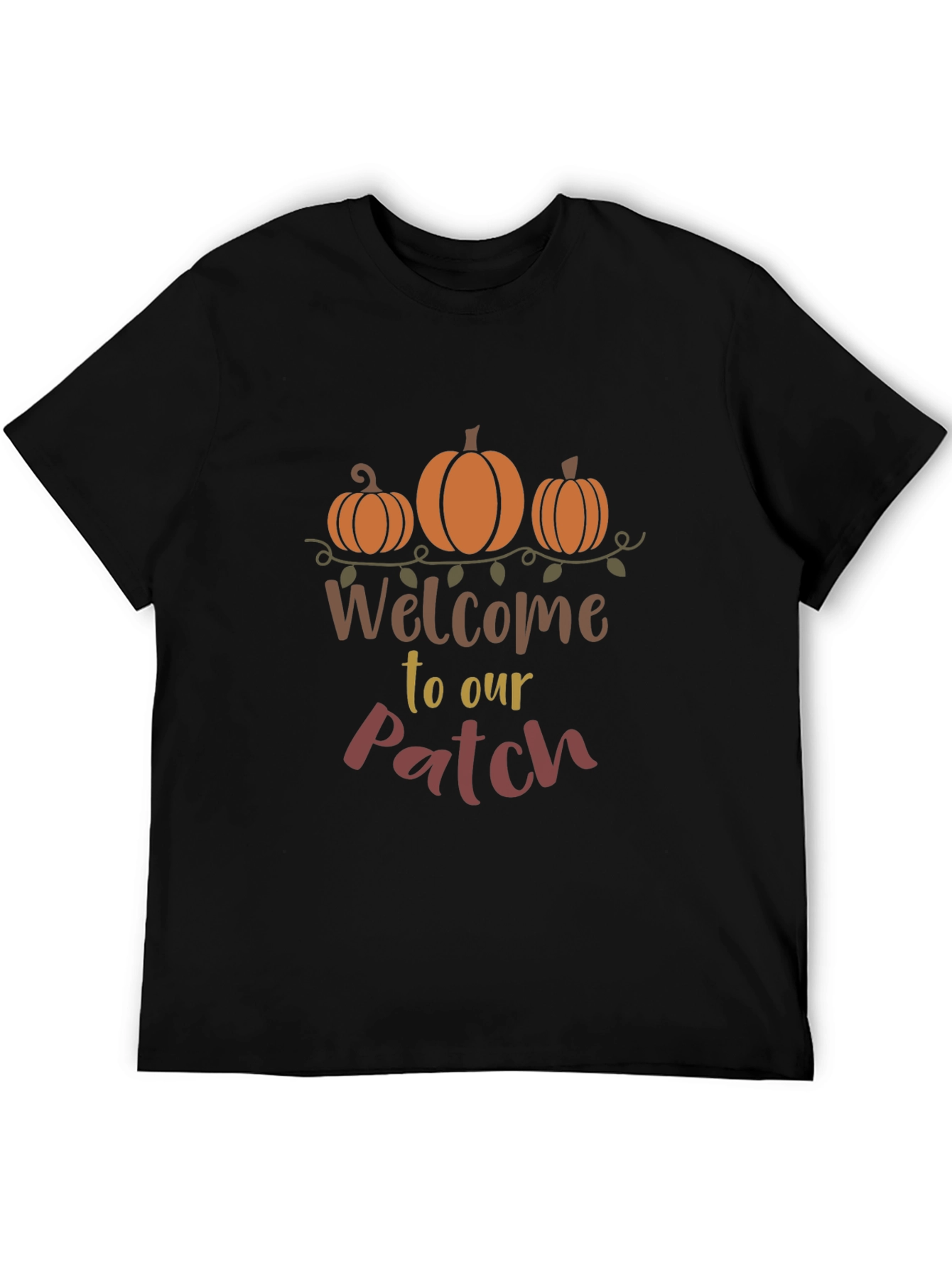 Camiseta Negra Welcome to our Patch