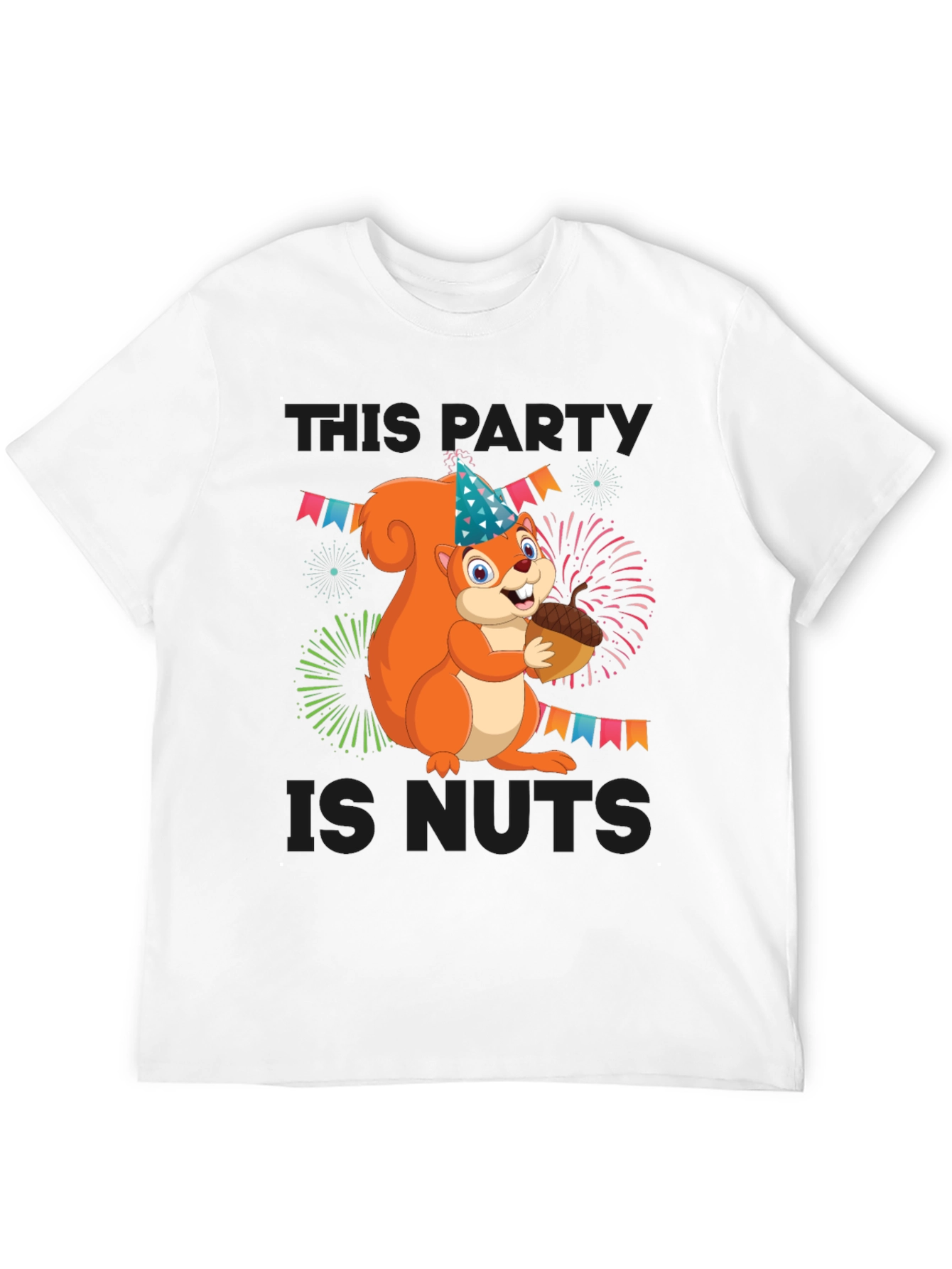 Camiseta Fiesta Ardilla Esta Fiesta es una Locura