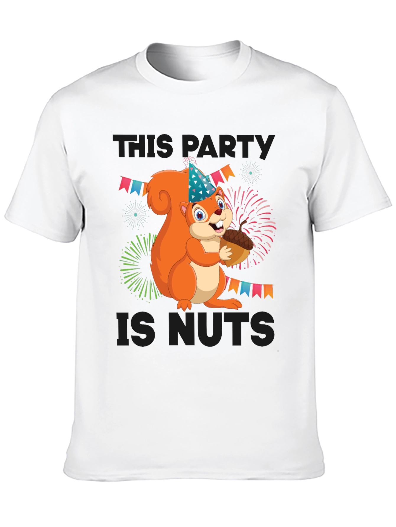 Camiseta Fiesta Ardilla Esta Fiesta es una Locura