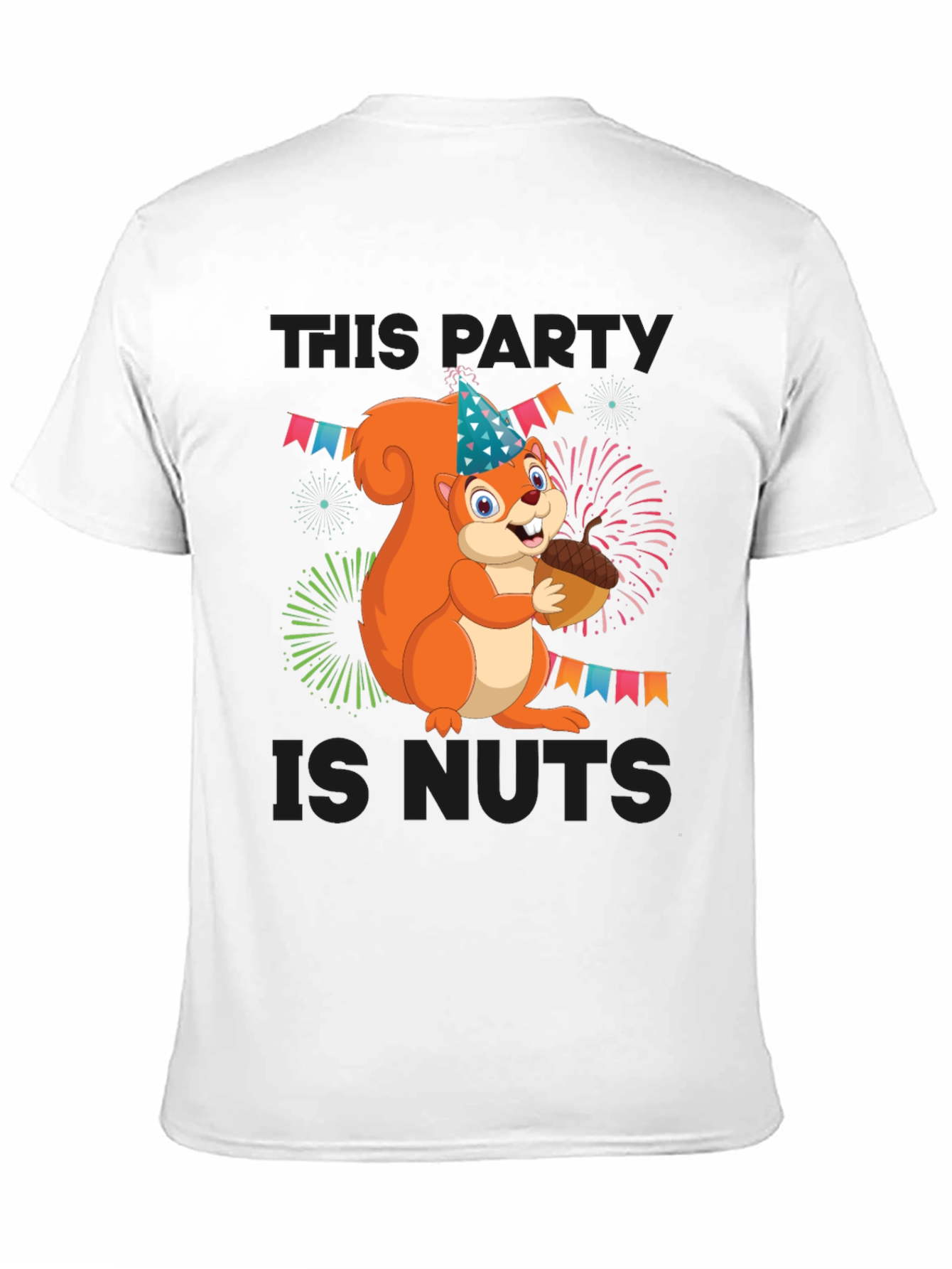 Camiseta Fiesta Ardilla Esta Fiesta es una Locura