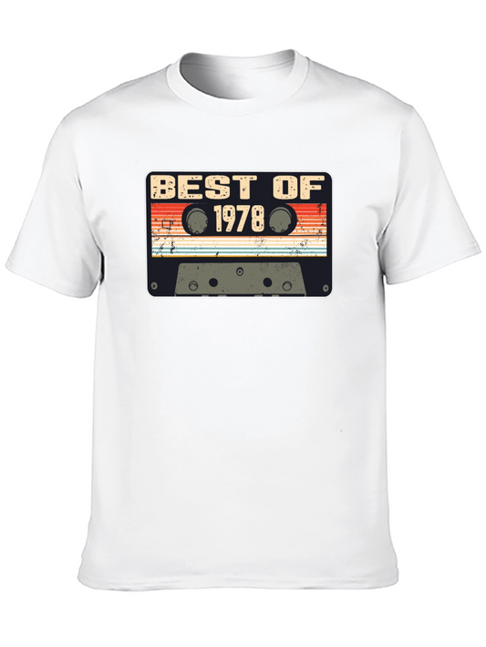 Camiseta Best Of 1978 Retro Cassette