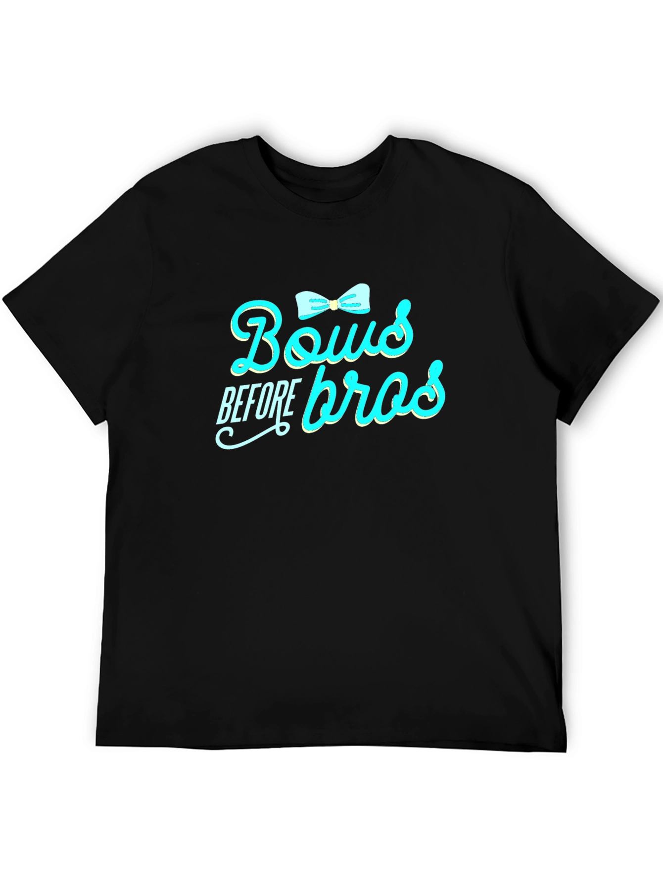 Camiseta Negra: Bows Before Bros