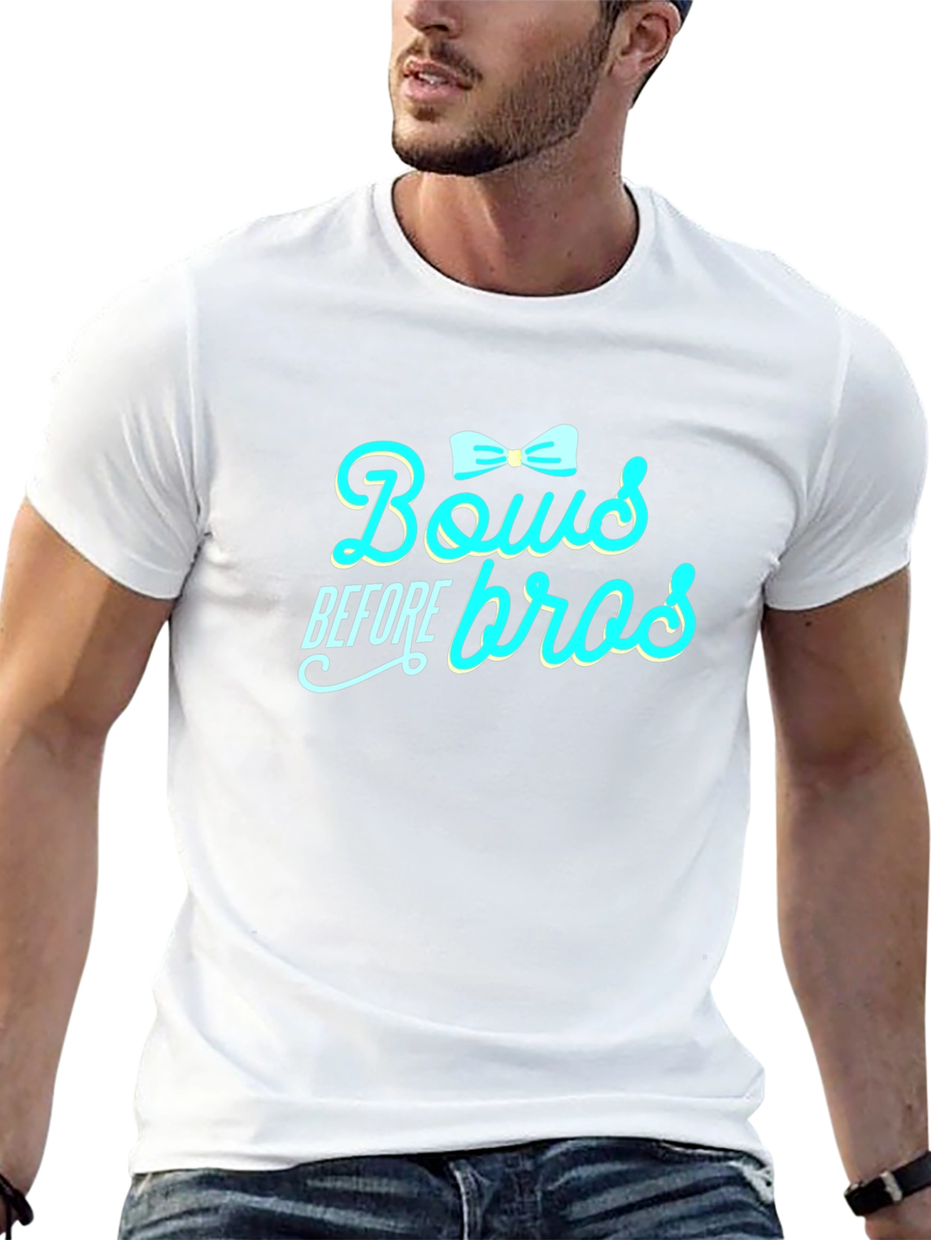 Camiseta Negra: Bows Before Bros