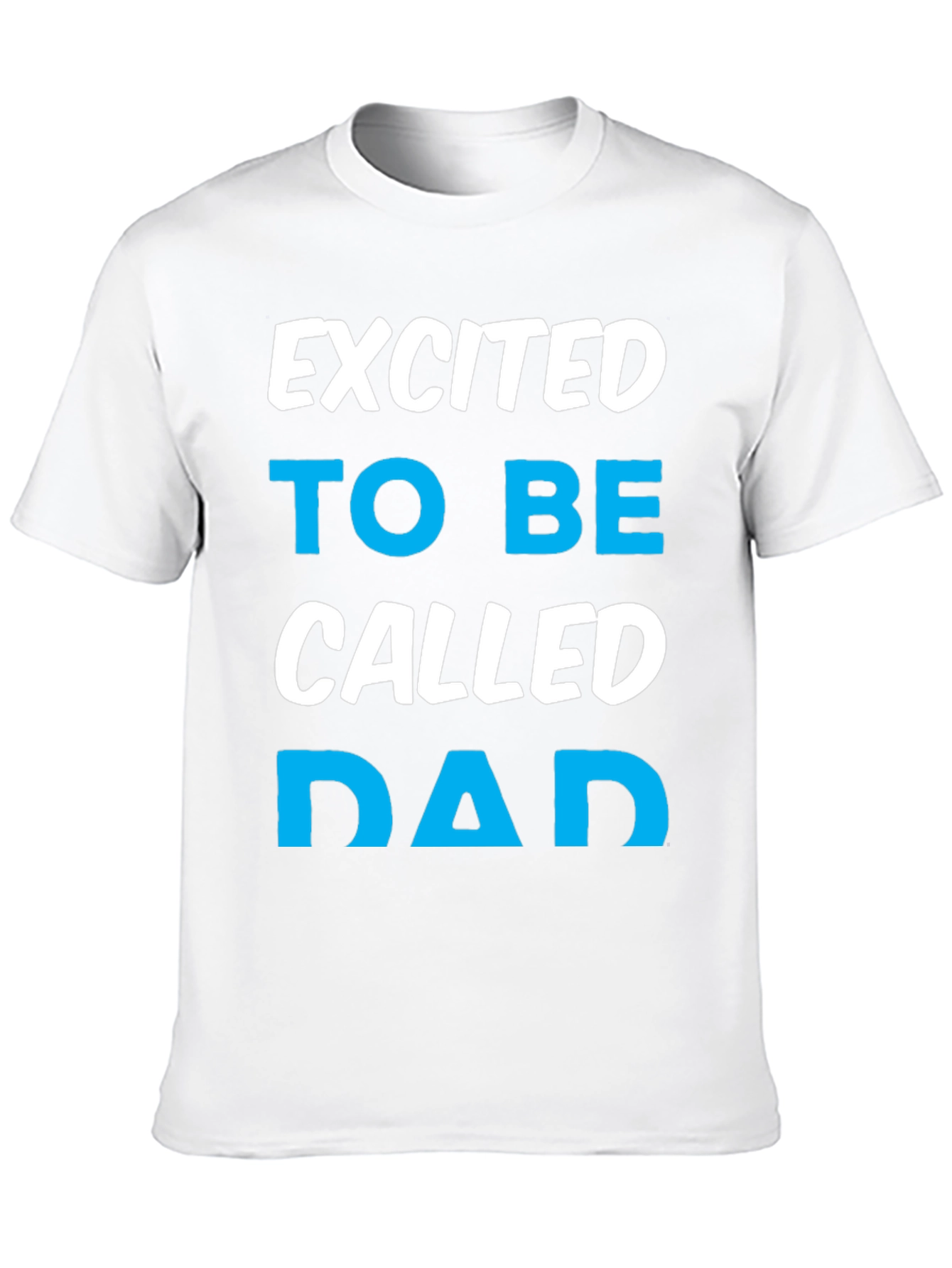 Camiseta Negra: ¡Emocionado de ser llamado Papá!