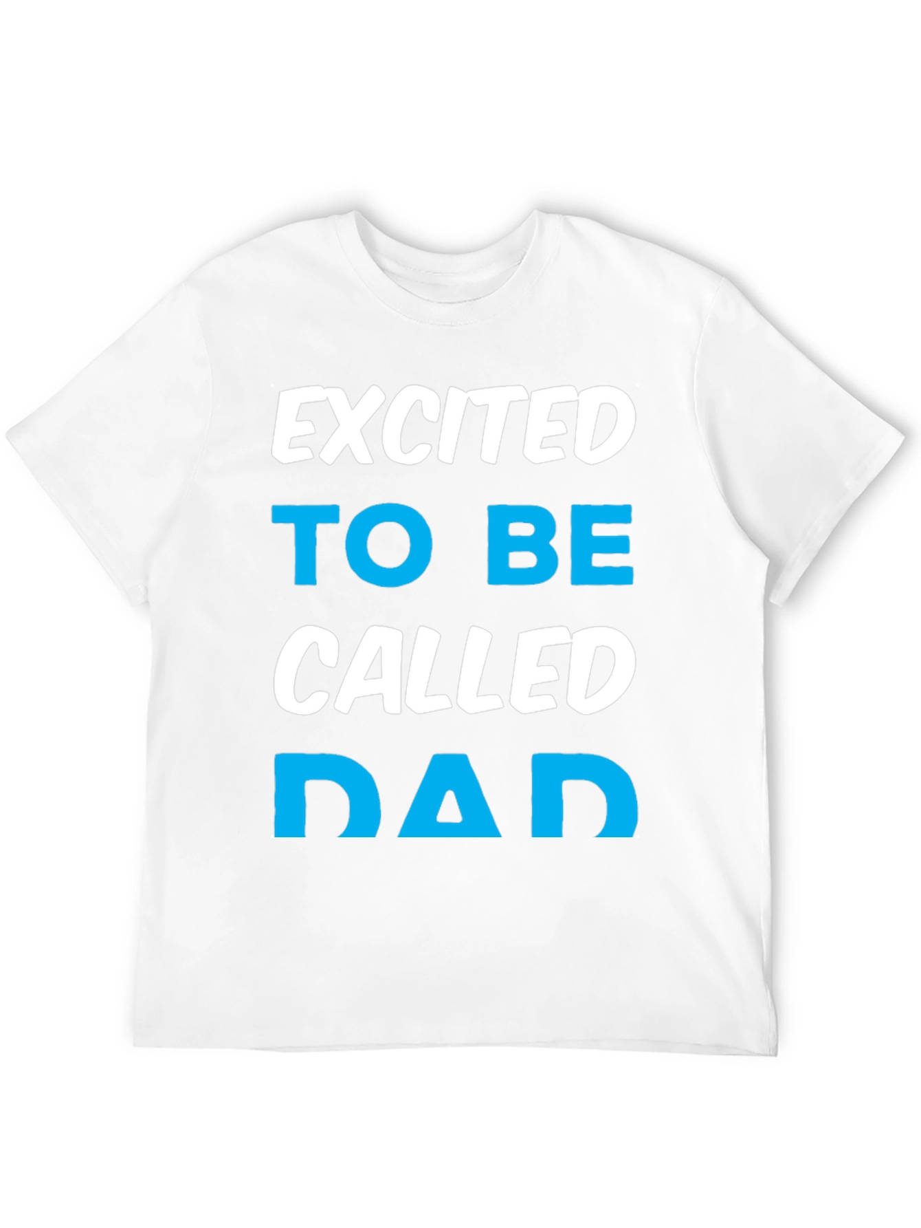 Camiseta Negra: ¡Emocionado de ser llamado Papá!