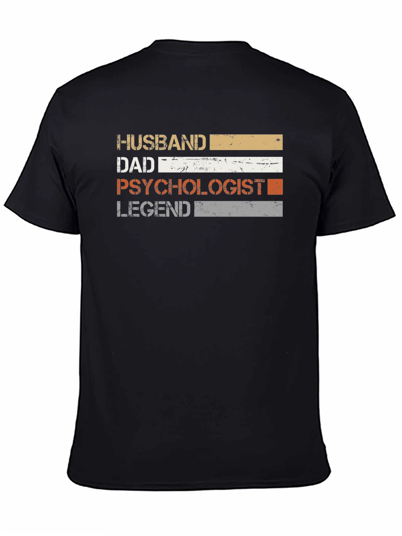 Camiseta Hombre Psicólogo Esposo Padre Leyenda - Diseño Retro