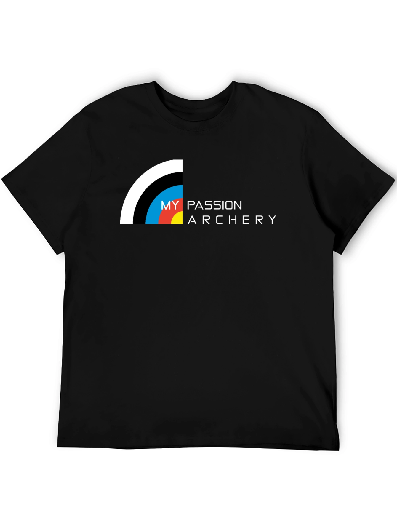 Camiseta Negra My Passion Archery para Hombre