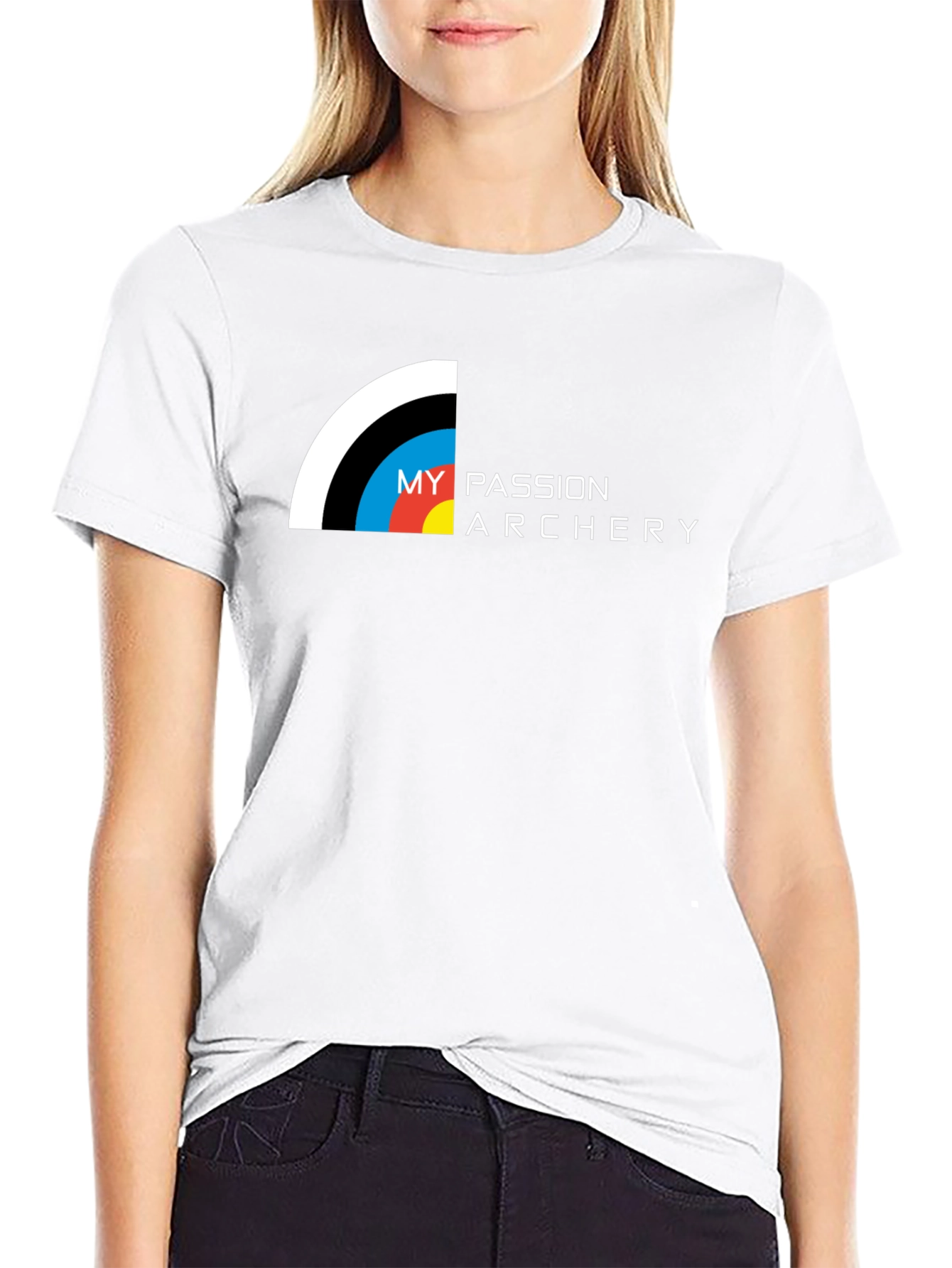 Camiseta Negra My Passion Archery para Hombre