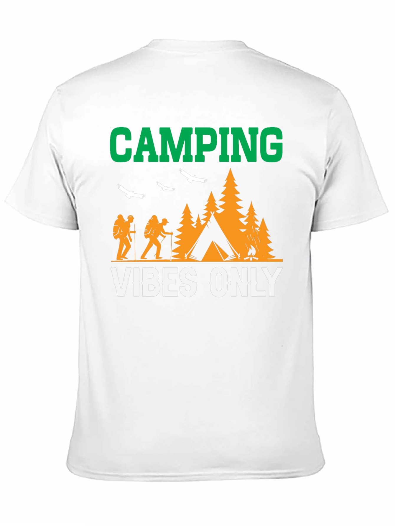 Camiseta Negra Camping Vibes Only