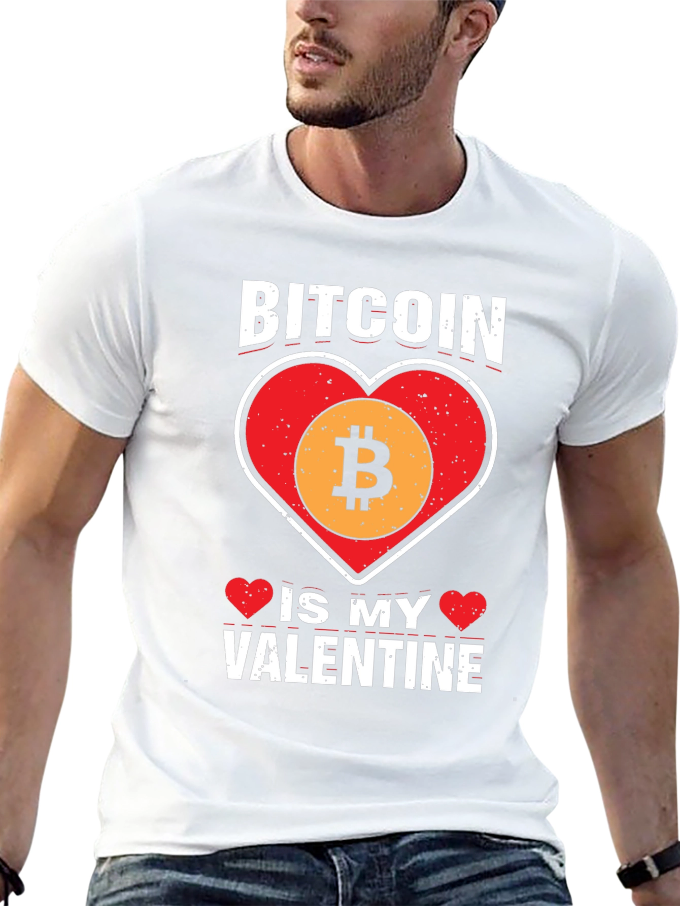 Camiseta Bitcoin Mi San Valentín - Diseño Crypto