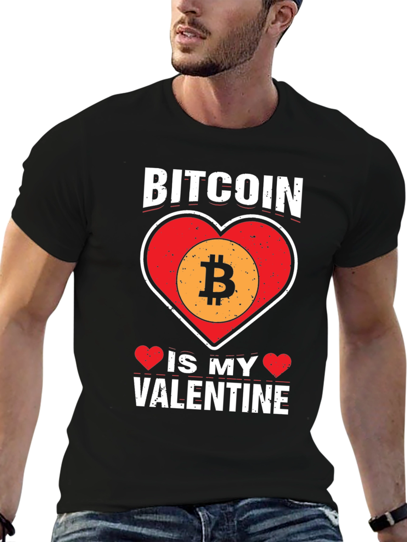 Camiseta Bitcoin Mi San Valentín - Diseño Crypto