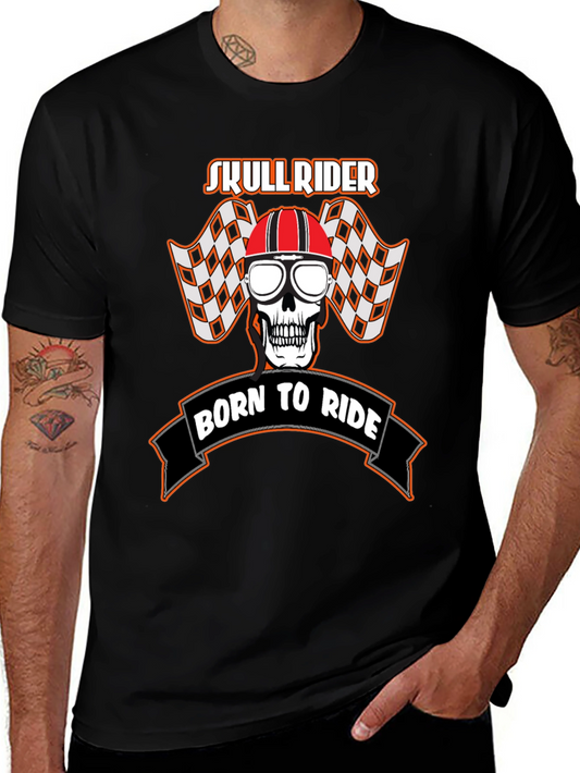 Camiseta Skull Rider: Nacido para Rodar