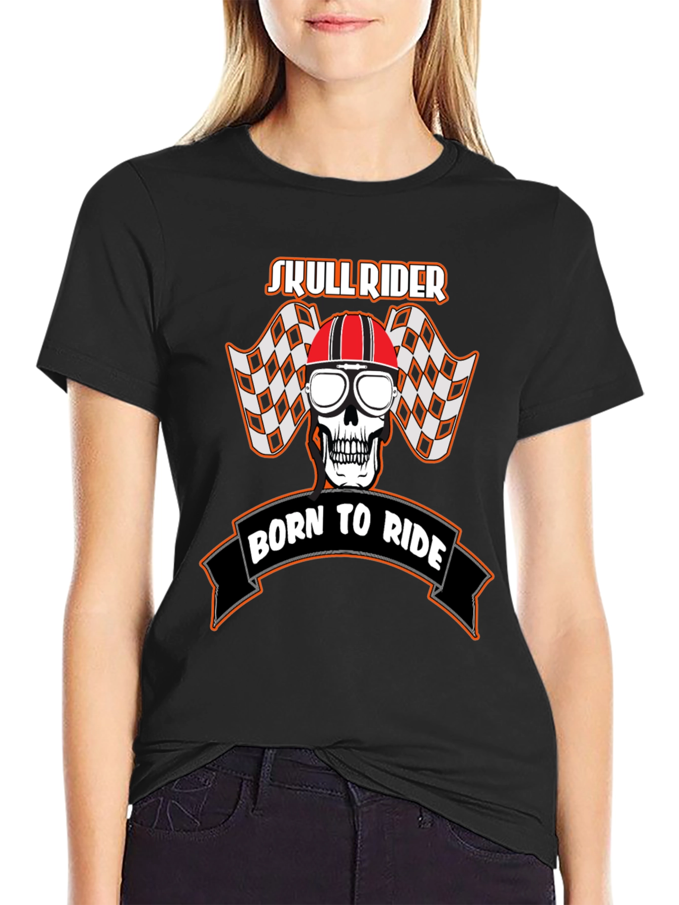 Camiseta Skull Rider: Nacido para Rodar