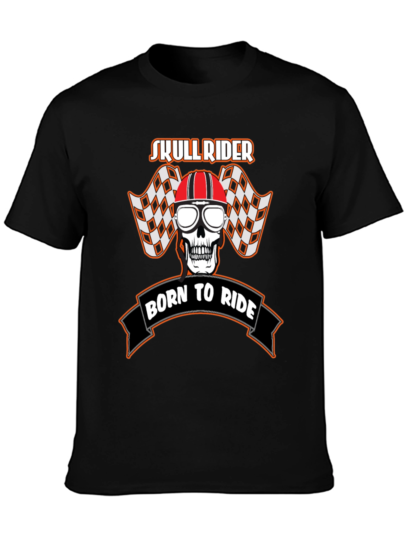 Camiseta Skull Rider: Nacido para Rodar