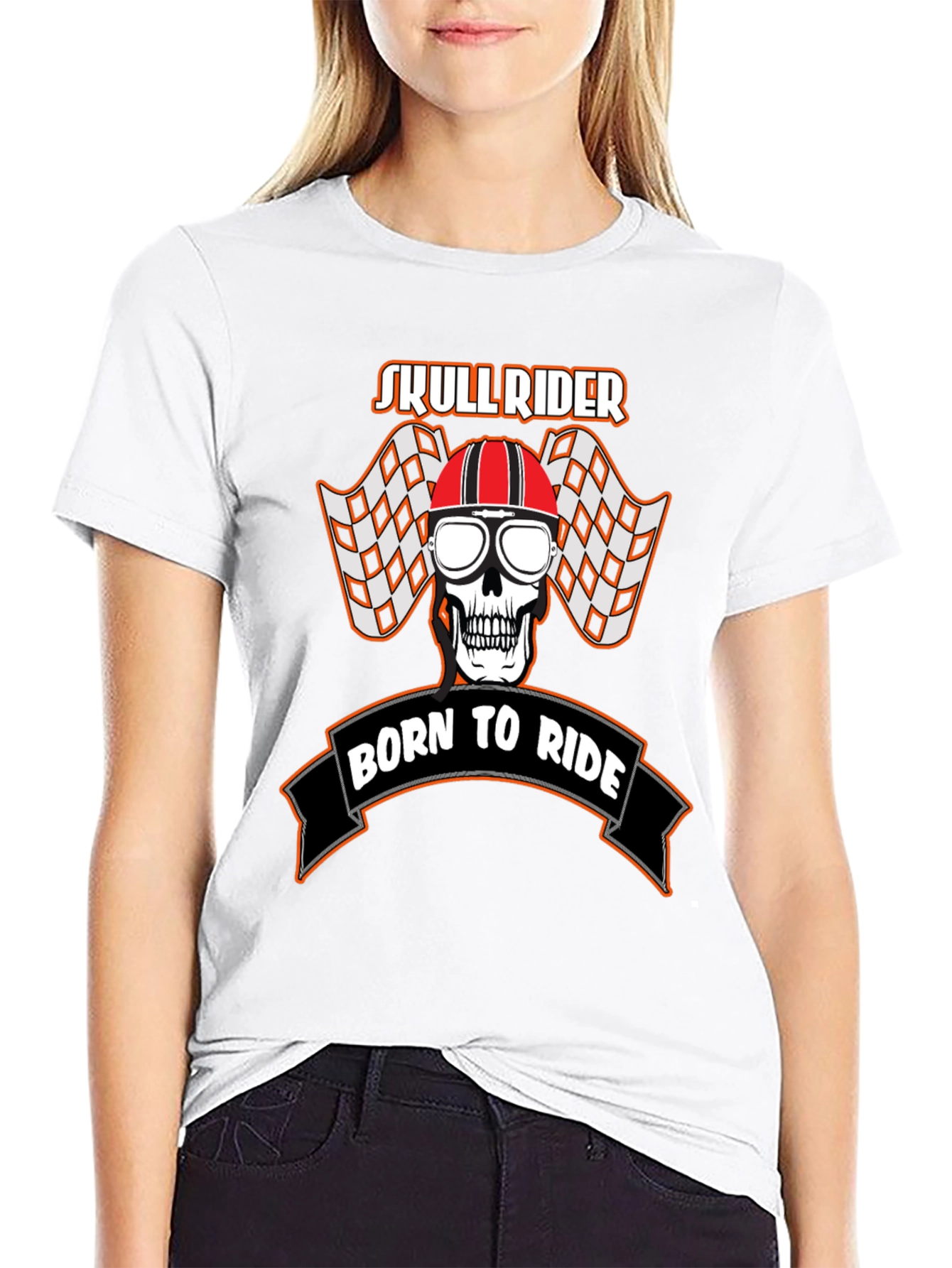 Camiseta Skull Rider: Nacido para Rodar