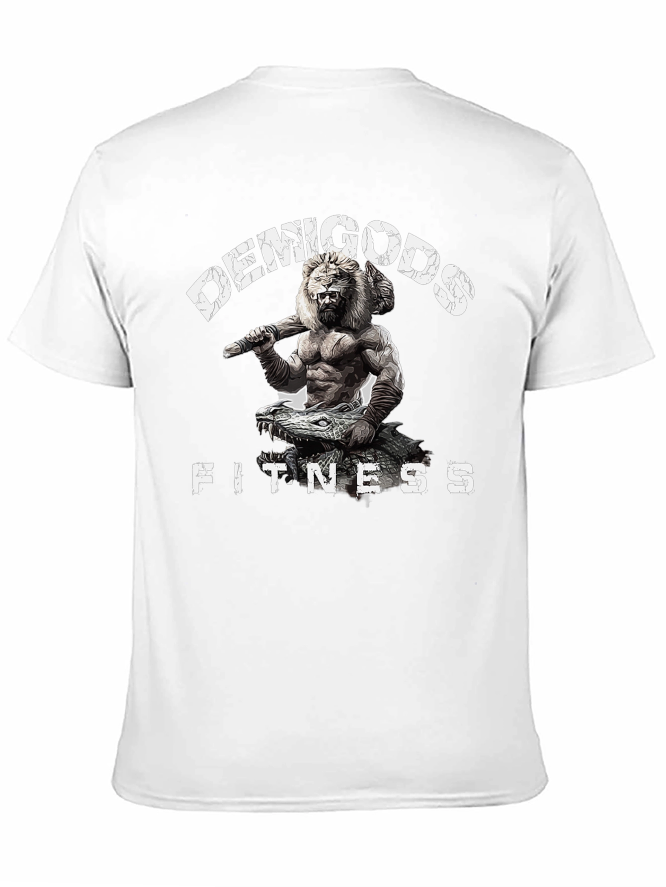 Camiseta Negra: Demigods Fitness - Estilo y Fuerza