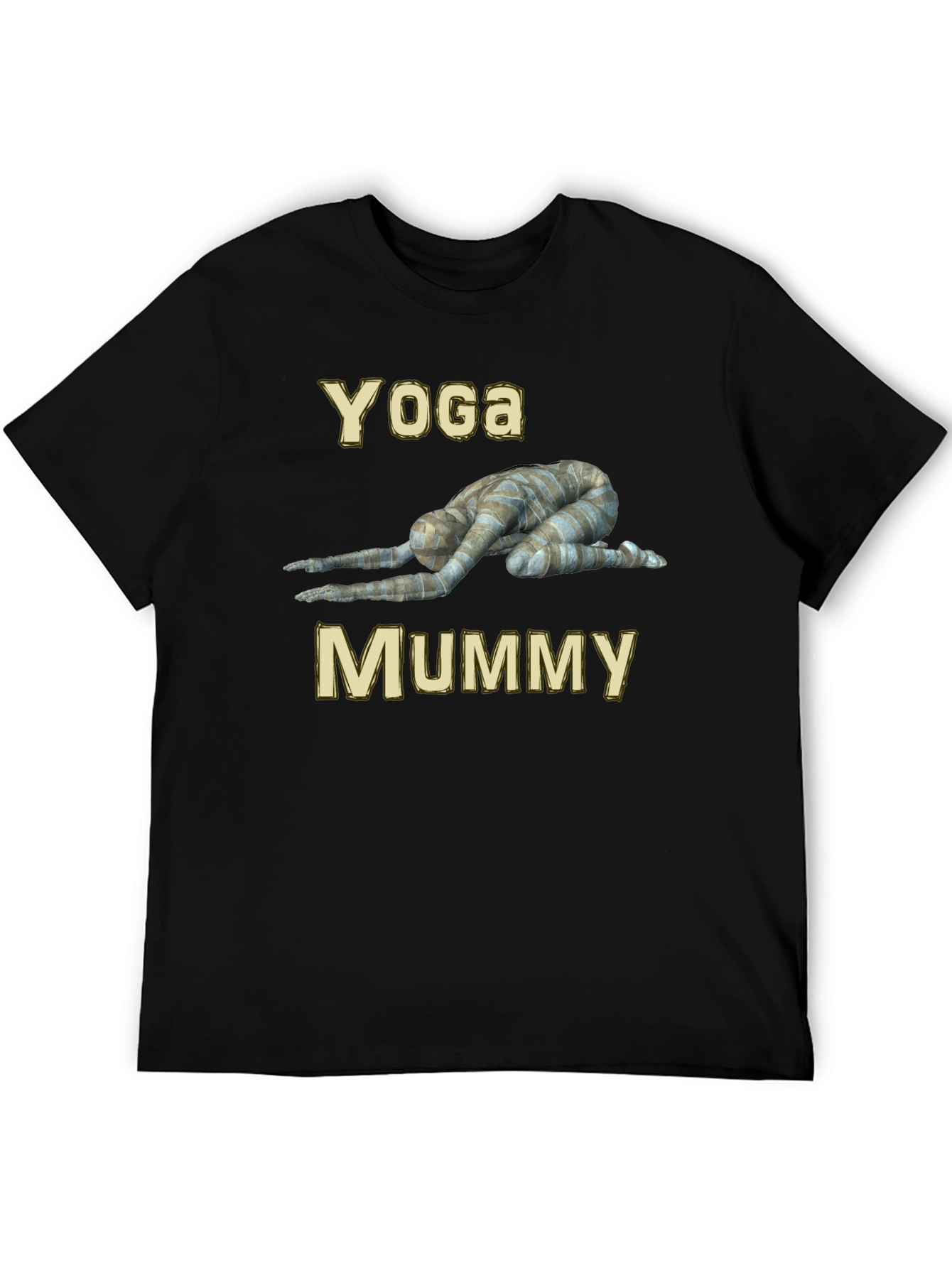 Camiseta Yoga Mummy Negra
