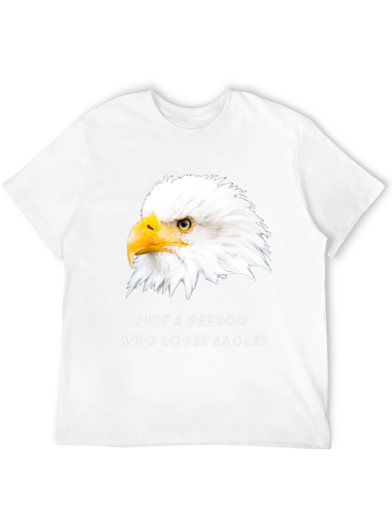 Camiseta Negra con Águila: Amante de las Águilas